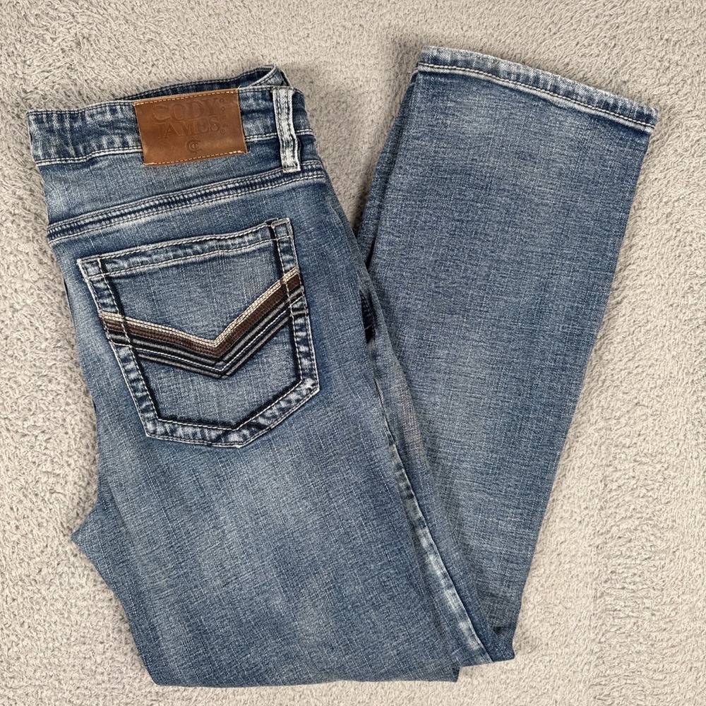 Cody James Bootcut Jeans Mens 34x30 Stone Wash Straight Leg Rodeo Cowboy